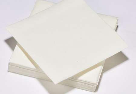 Image de Serviettes Airlaid Blanche 40x40