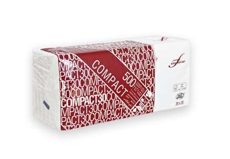 Image de Serviettes Ouate Blanc 30x30 1 plis
