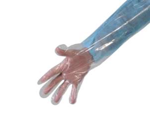 Image de Gants polyethylene transparents 900mm