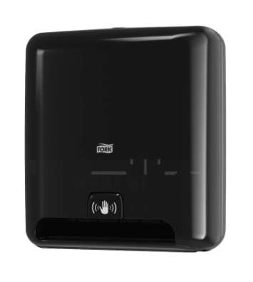 Image de Distributeur bobine essuie mains Tork Matic H1 automat Noir