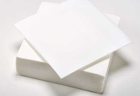 Image de Serviettes Tendance microgaufrée Blanche 38x38