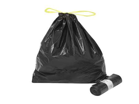 Image de Sacs poub. 30L Noir lien coulissant BD