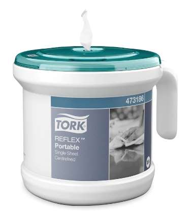 Image de Bobine à dévidage centrale Tork Reflex avec distributeur