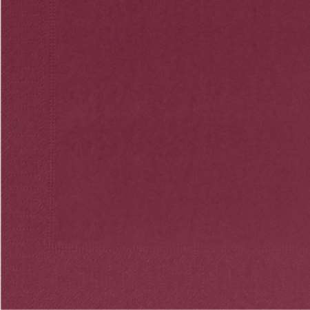 Image de Serviettes Ouate Bordeaux 39x39 2 plis
