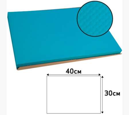 Image de Set papier Turquoise 30x40