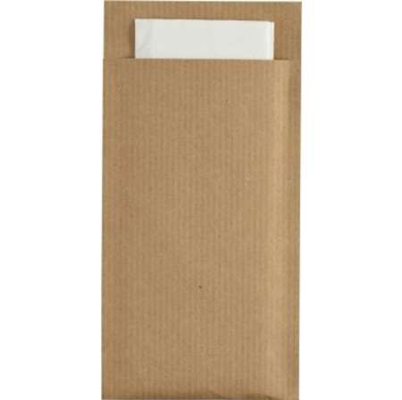 Image de Pochette KRAFT, Serviette Celi-Ouate Blanche 38x38