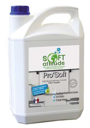 Image de Pro'Soft - Dégraissant Surfaces Proactif 5L