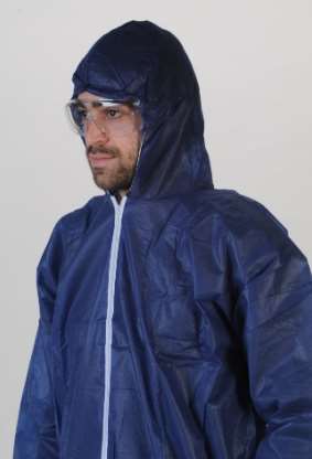 Image de Combinaison PLP NT bleu à capuche