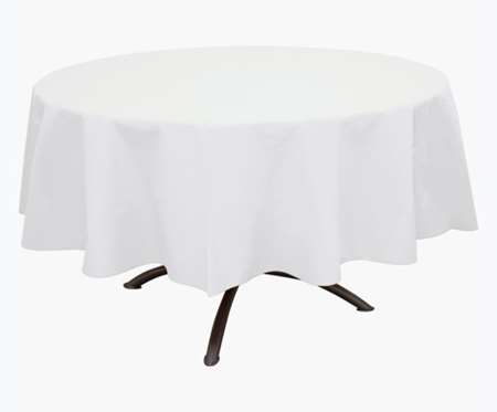Image de Nappe ronde blanche non tissé diam 240