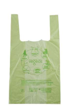 Image de Sacs bretelle bio degradable et compostable 24+14x45cm 4kg