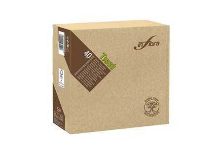 Image de Serviettes Double point 38*38 Terra madre
