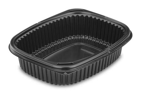 Image de Plat 1 compartiments noir PP