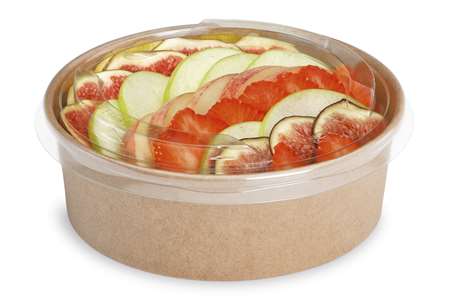 Image de Pot rond carton kraft brun 750ml