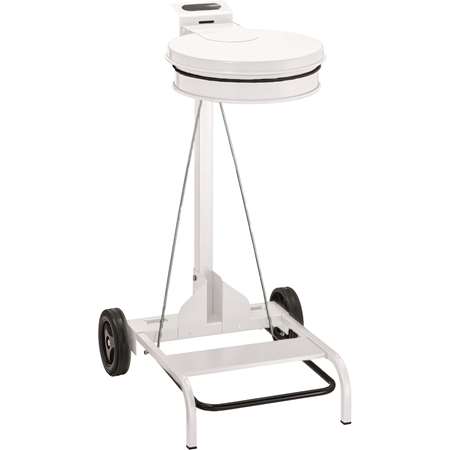 Image de Poubelle à pédale BAGONE BLANC 110L