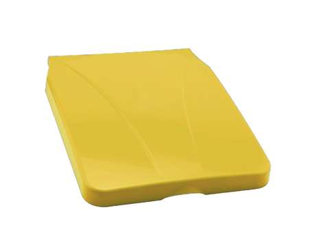 Image de Couvercle jaune support sac pour chariot ramassage linge