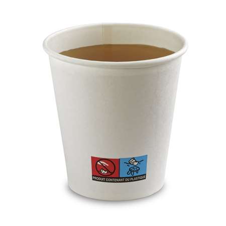 Image de Gobelets en carton blanc 21cl