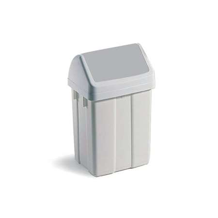 Image de Poubelle 50L Flip flap couvercle Gris