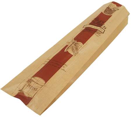 Image de Sacs à pain 'tradition' kraft brun 110+65x500mm