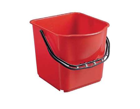 Image de Seau polypropylène 15 litres Rouge avec anse