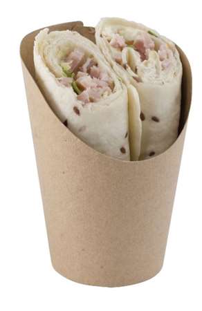 Image de Pot wrap kraft brun diam 60/80mm-H 68/120mm