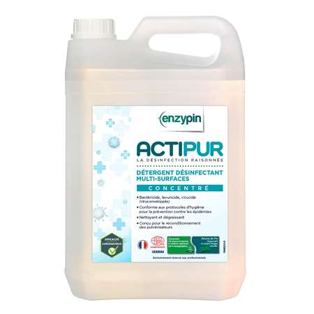 Image de Désinfectant Multi-surfaces concentré ACTIPUR écocert 5L