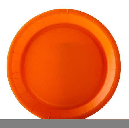 Image de Assiettes carton Fiesta D18cm MANDARINE