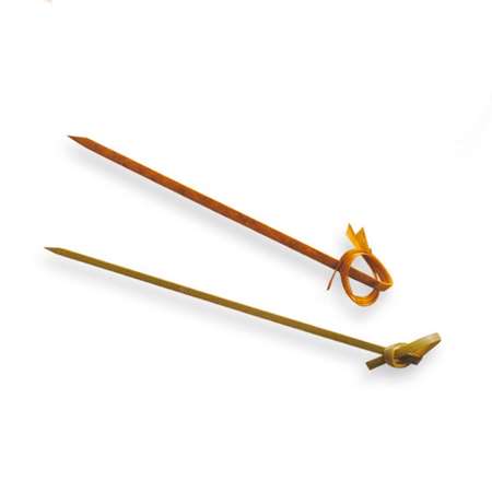Image de Piques 'RUBAN' naturel bambou 6 cm