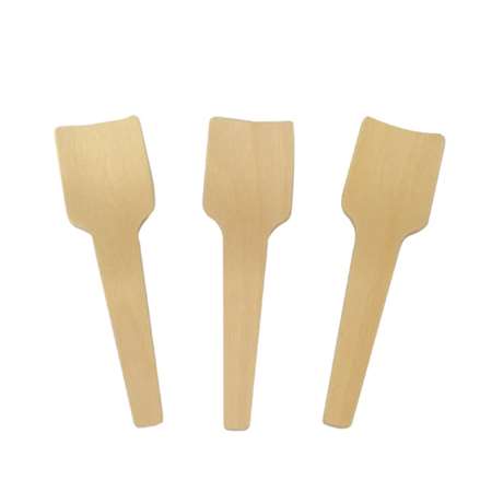 Image de Petite cuillière à glace en bois 7cm