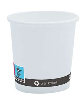 Image de Gobelets en carton blanc 18cl