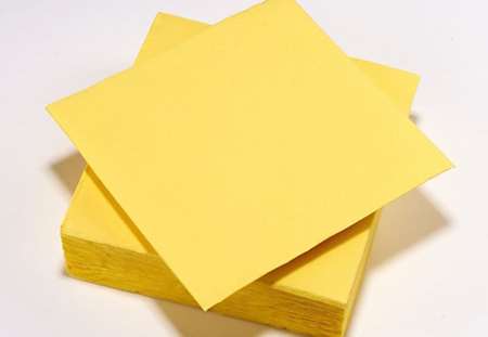 Image de Serviettes Tendance microgaufrée Jaune 38x38