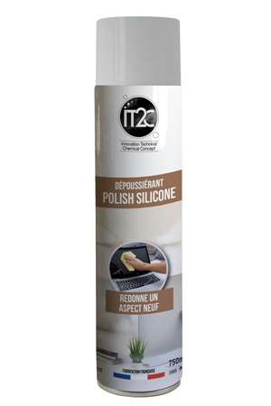 Image de Aérosol dépoussièrant polish meuble avec silicone 750ml