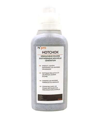 Image de Déboucheur poudre exothermique 500ml