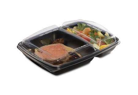 Image de Boites Noir avec couvercles Transparent DELIPACK 232x172mm