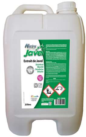 Image de Chlore, DETERQUAT 12,5%, extrait de javel 20L
