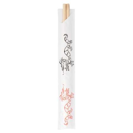 Image de Baguettes chinoises en sachet 21cm naturel Bambou