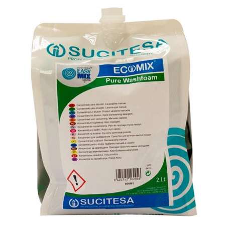 Image de Plonge manuelle ECOMIX PURE WASHFOAM pour dilution  poche 2L