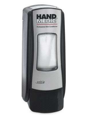 Image de Distributeur de savon GOJO HAND MEDIC ADX Chromé/noir 700ml