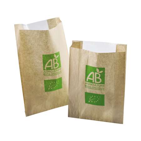 Image de Sacs papier KRAFT à fenêtre 2kg