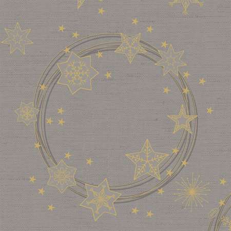Image de Serviette Dunisoft® 40 x 40 cm Star Shine Granite Grise