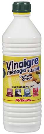 Image de Vinaigre ménager 14° gélifié parfum citron 800 ml