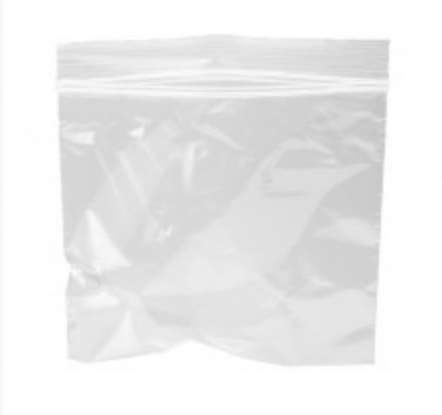Image de Sachet 3 bandes blanche zip 150*180