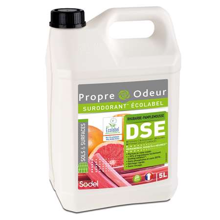 Image de Détergent Surodorant Ecolabel DSE Rhubarbe-Pamplemousse 5L