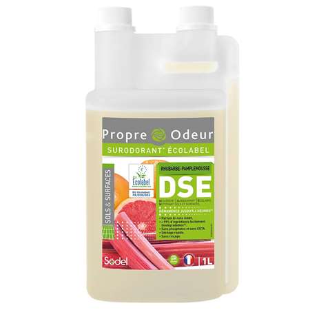 Image de Détergent Surodorant Ecolabel DSE Rhubarbe-Pamplemousse 1L