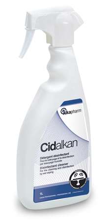 Image de Détergent désinfectant à base d'alcool CIDALKAN vapo 1L