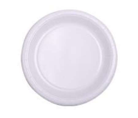 Image de Assiettes carton Blanche D18cm
