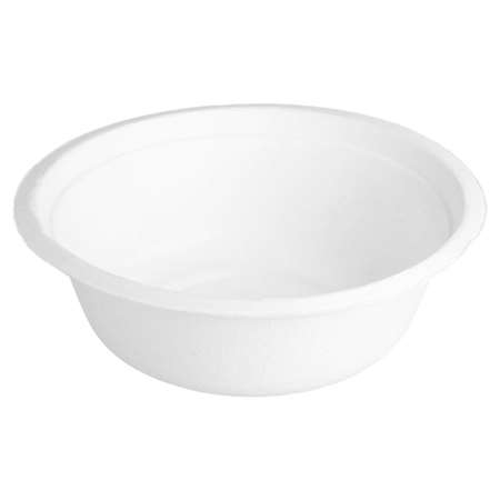 Image de Bols blanc en bagasse 500ml 15,5x5,4cm
