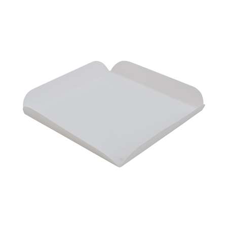Image de Carrés rainés en caton blanc 21cm