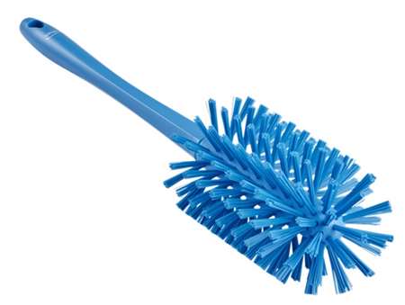 Image de Brosse cylindrique avec manche moulé Ø90 mm Medium/dur, Bleu
