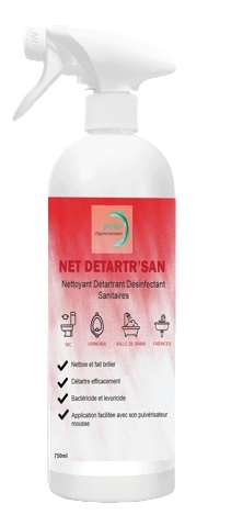 Image de Nettoyant detart. désinf. sanitaires NAT'SAN 750ml