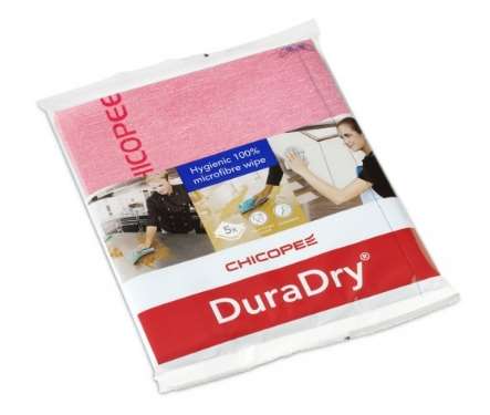 Image de Lavettes Chicopée Dura Dry Rouge